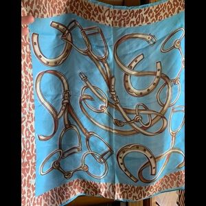 Silk square scarves lot of 2. New